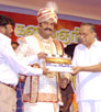 AVM Saravanan giving clap to Tamil movie Ponnar-Sankar, at a function in Chennai on 12.07.2009, Sunday.