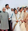 Ambedkar Birthday Leaders homage at Parliament House