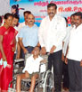 Napoleon Distributes assistive Devices to Differently-abled