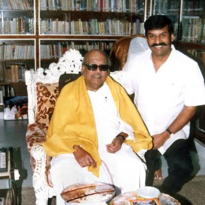 Mr.Napoleon Meeting With Thiu.Karunanidhi 