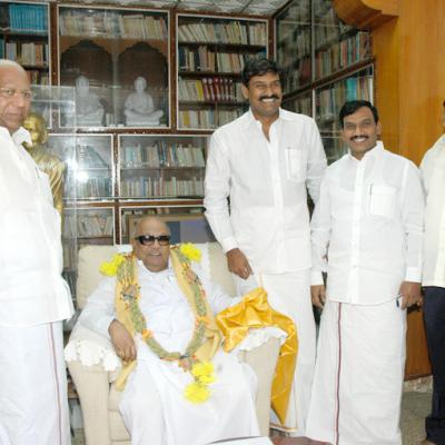 Thiru.Karunanidhi Blessings