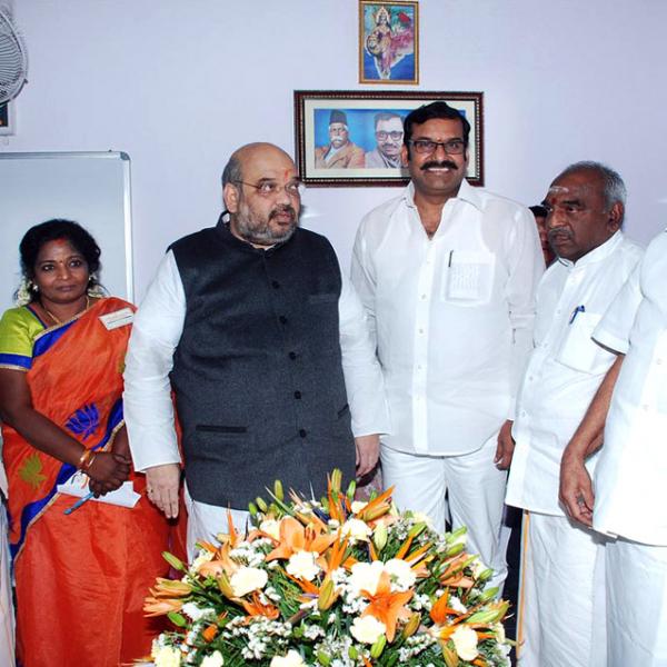 Nepoleon with Amit Shah